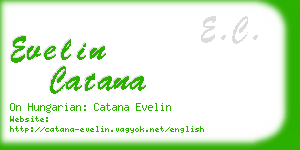 evelin catana business card